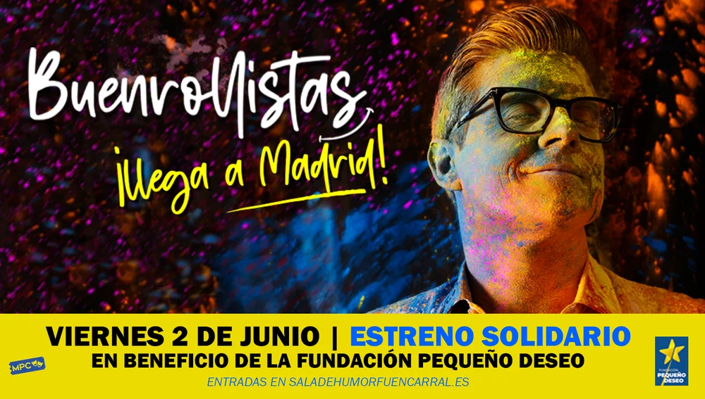 Cartel del espectáculo 'Buenrrollistas', estreno el 2 de junio Cartel del espectáculo 'Buenrrollistas', estreno el 2 de junio