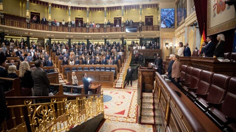 Hemiciclo durante una sesión plenaria en el Congreso de los Diputados